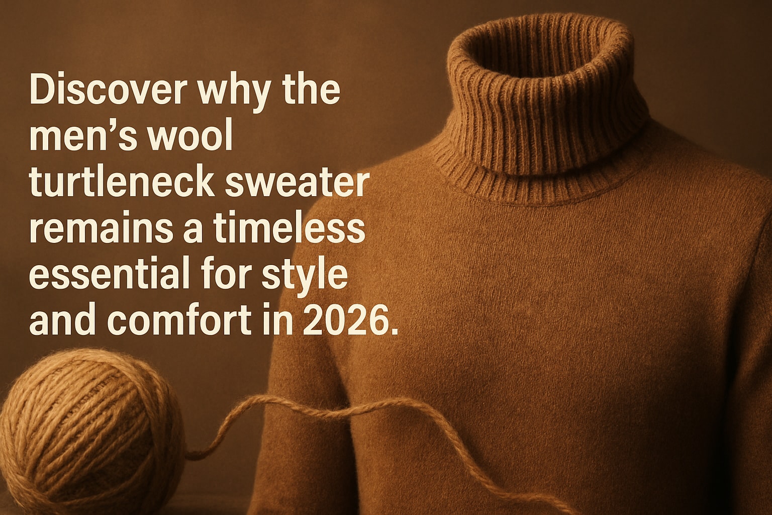 Men Wool Turtleneck Sweater Guide: Style & Care Tips 2026