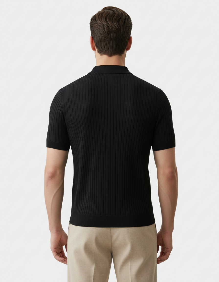 Knitted Polo Shirt
