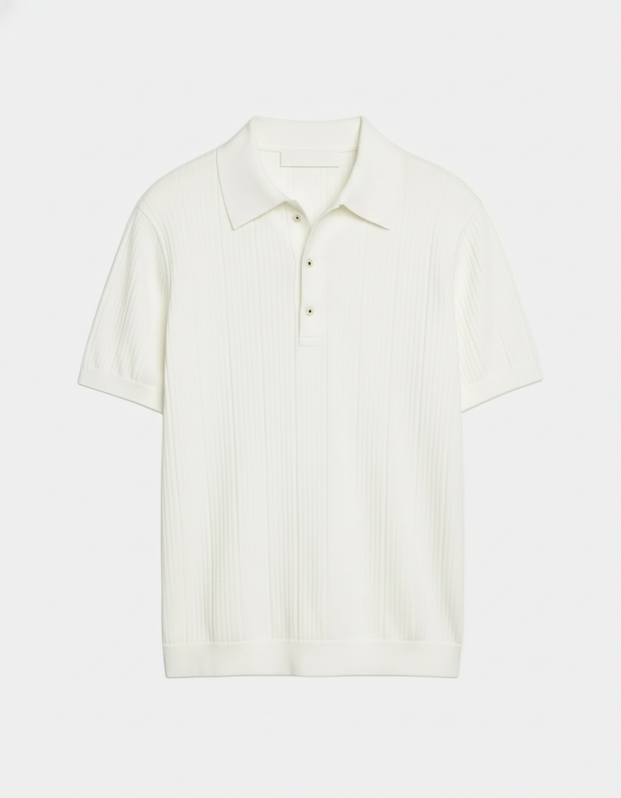 Knitted Polo Shirt