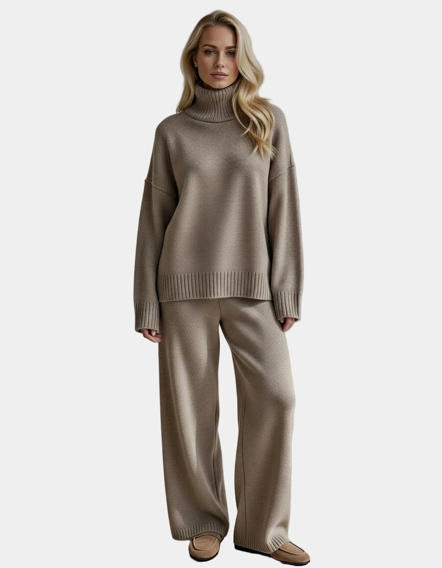 Turtleneck Sweater Set