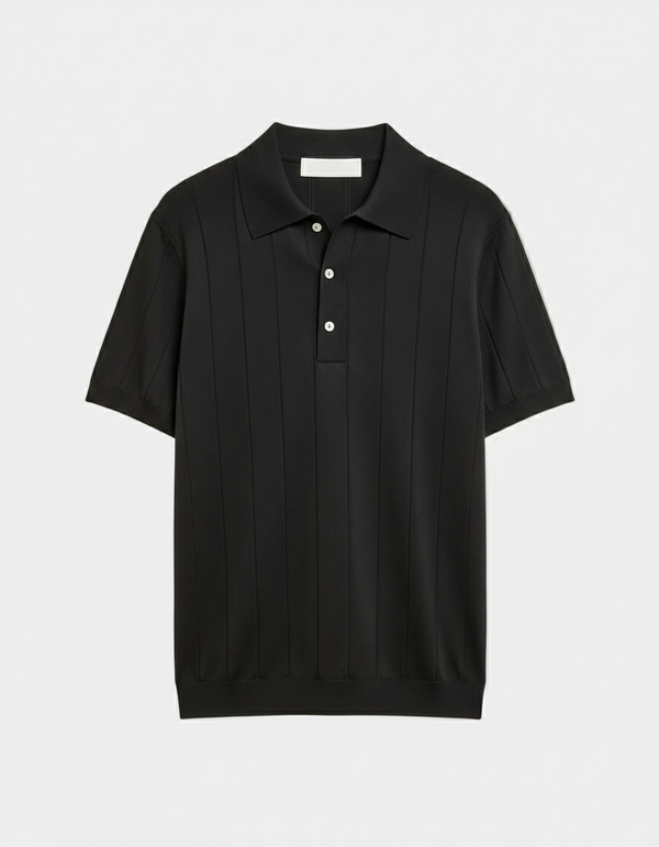 Knitted Polo Shirt