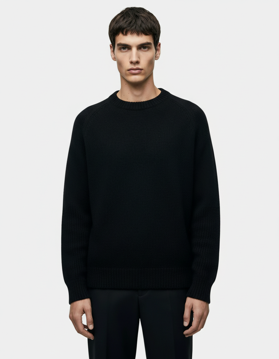 Ribbed Hem Sweater