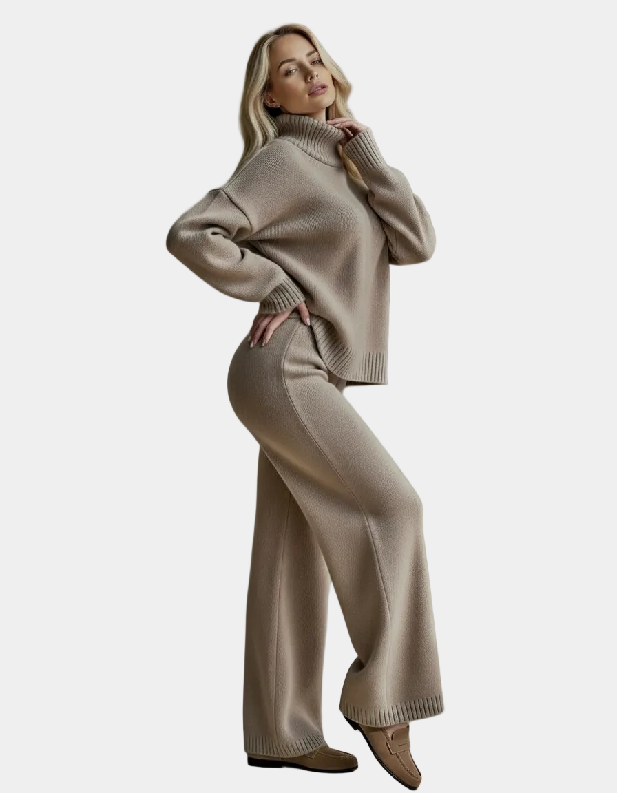 Turtleneck Sweater Set