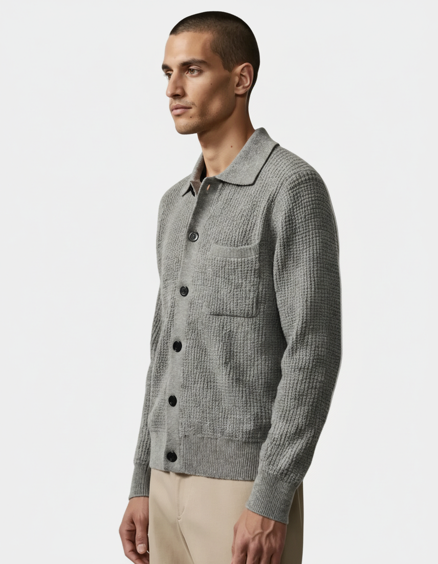 Collar Knit Cardigan