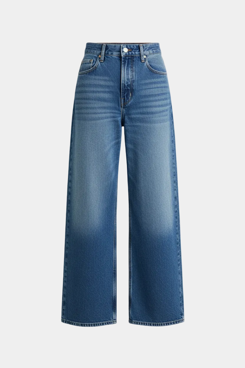 High-Waisted Vintage Jeans