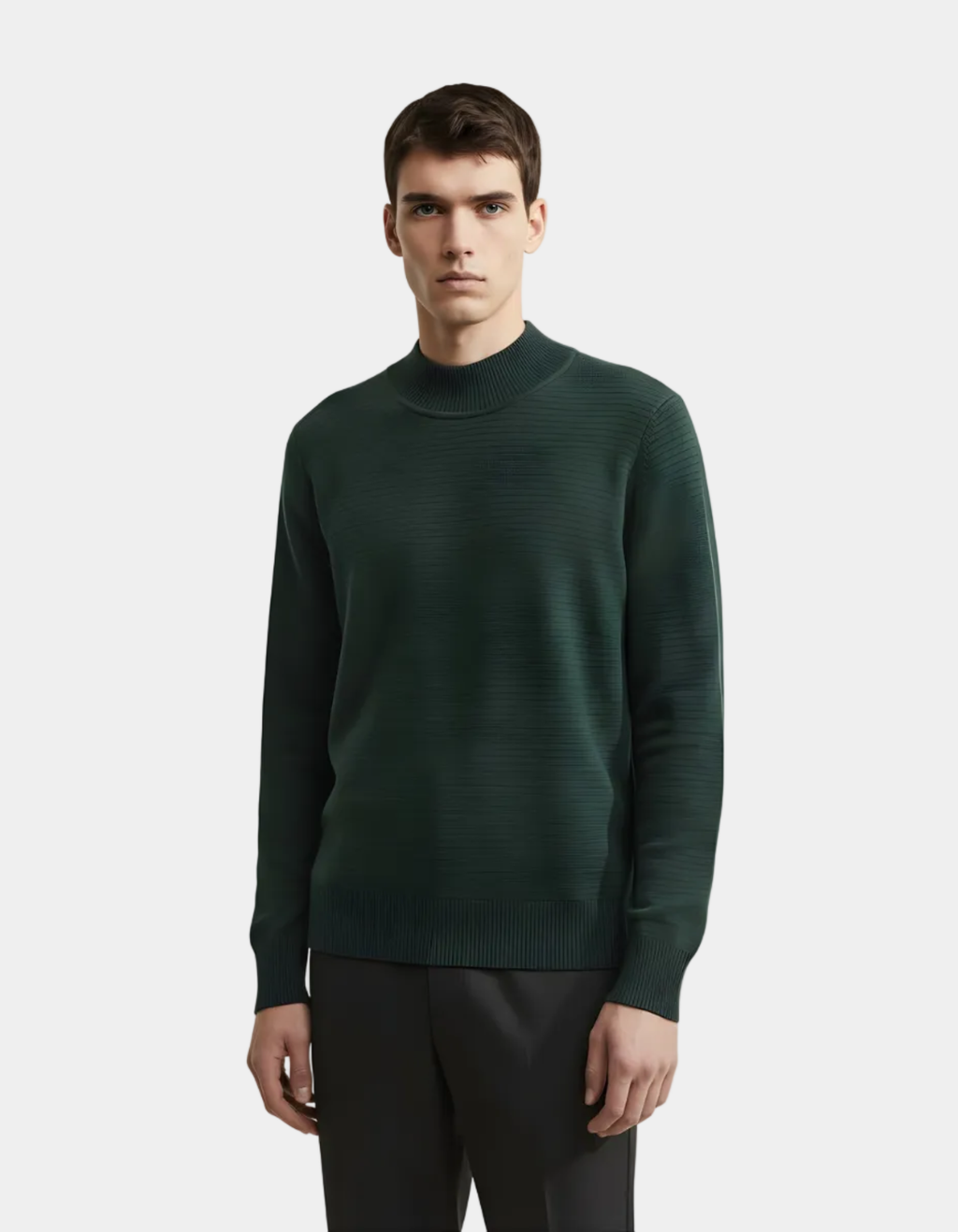 Textured Long Sleeve Sweater