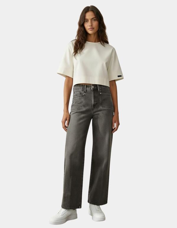 High-Waisted Vintage Jeans