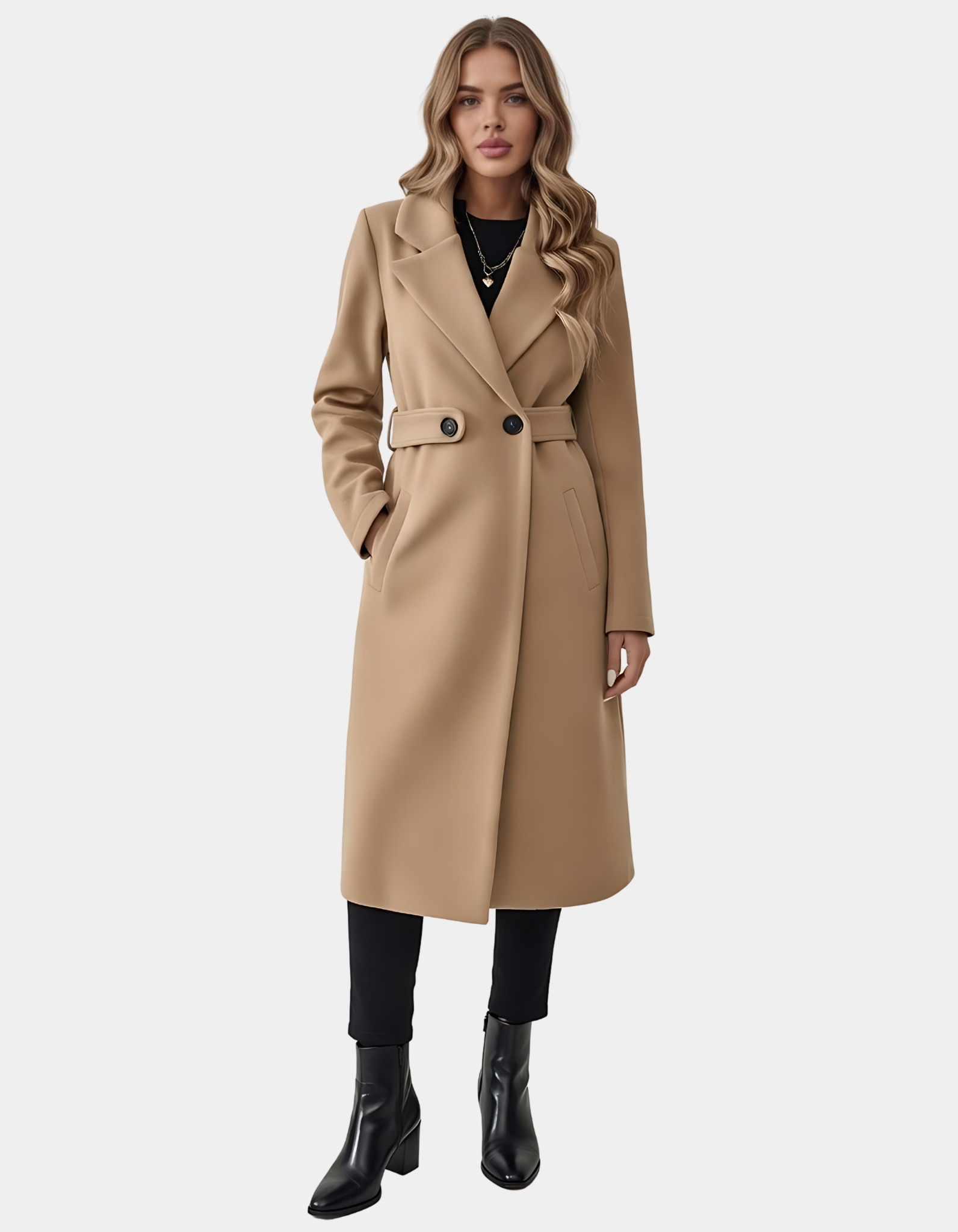 Wool Blend Overcoat