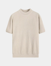 Ribbed Knit T-Shirt