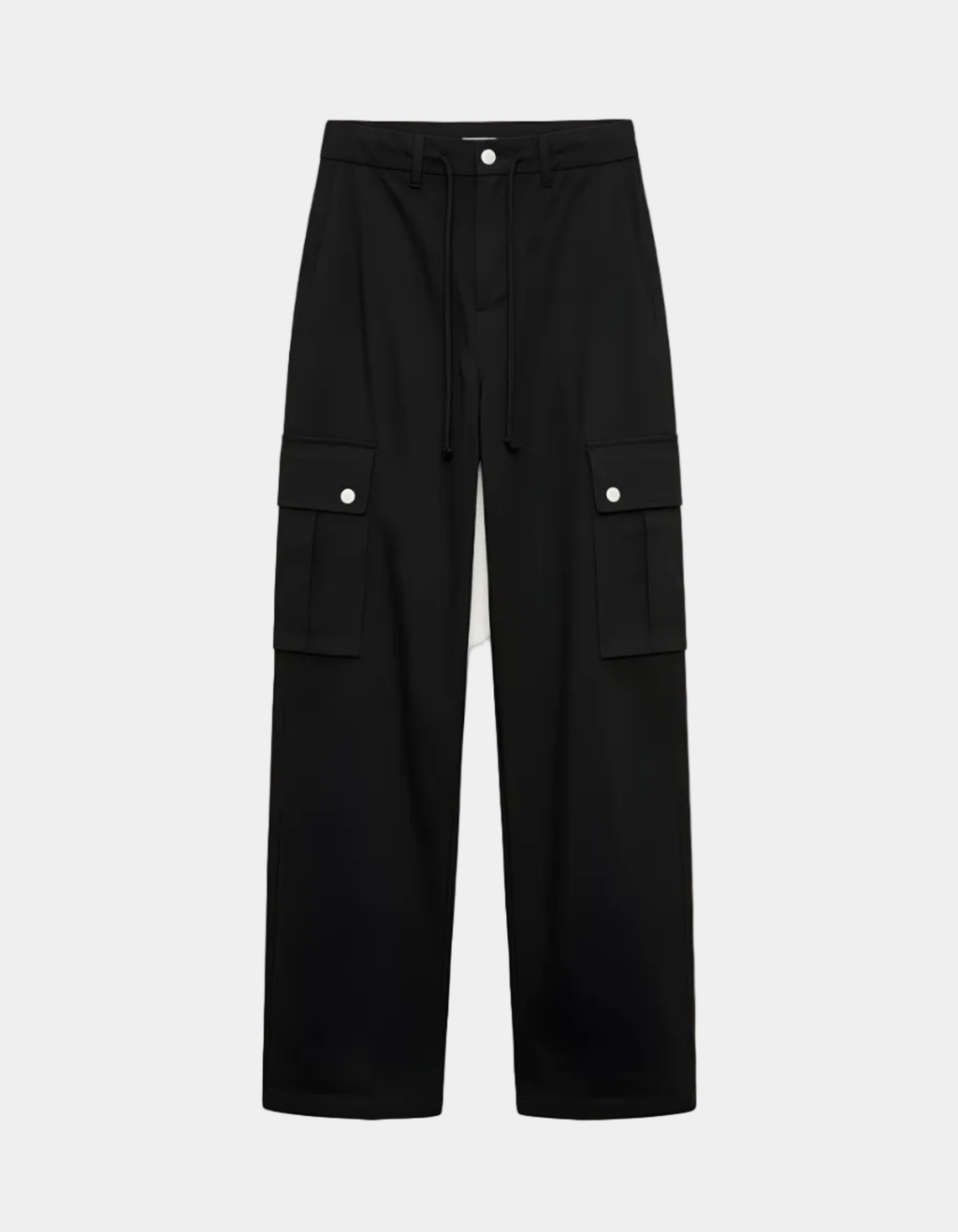 Drawstring Cargo Jeans