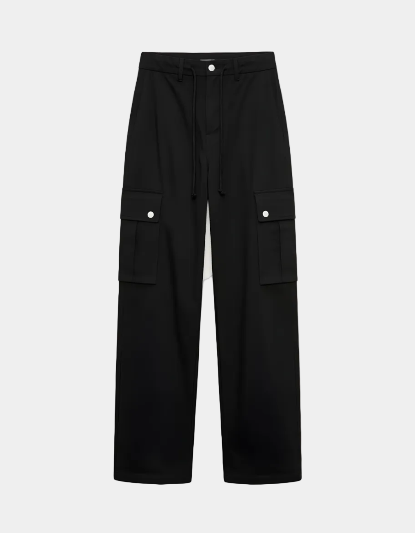 Drawstring Cargo Jeans