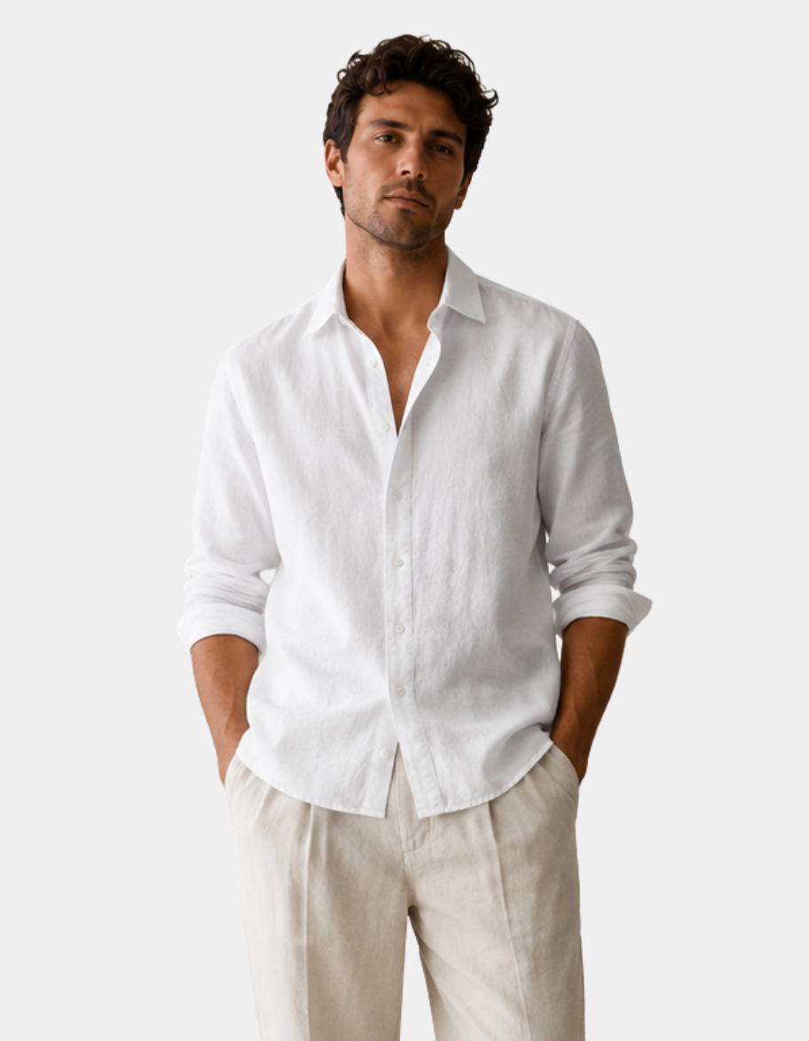 Loose Fit Linen Pants