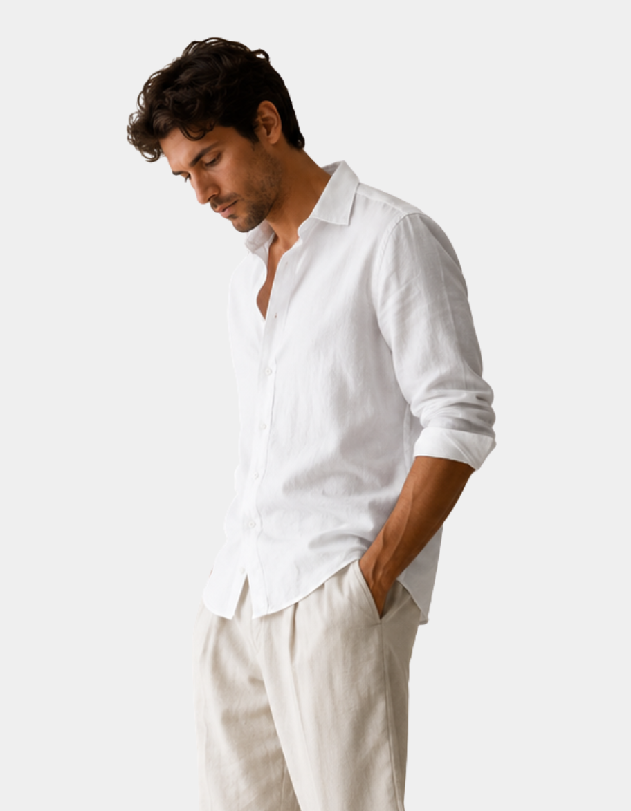 Loose Fit Linen Pants