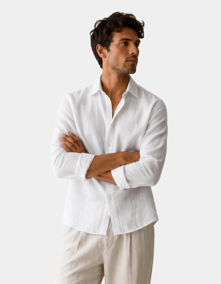 Loose Fit Linen Pants