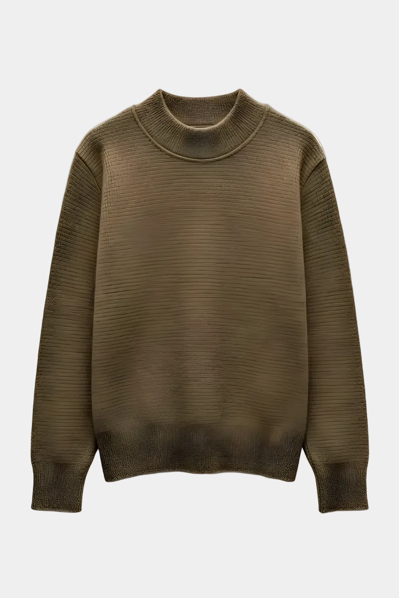 Textured Long Sleeve Sweater