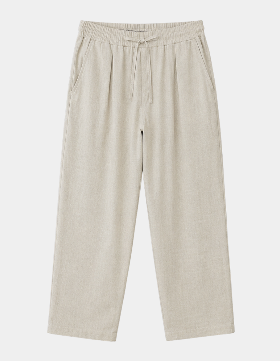 Drawstring Linen Pants