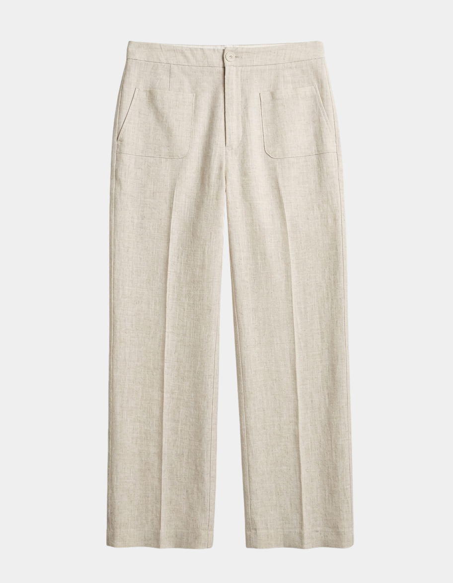Wide Leg Linen Pants