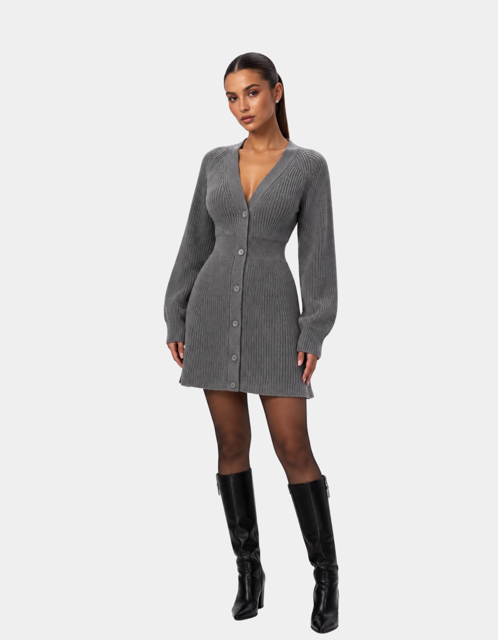 The Aurelia Button Dress