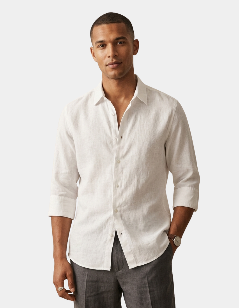 Long Sleeve Linen Shirt