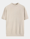 Ribbed Knit T-Shirt