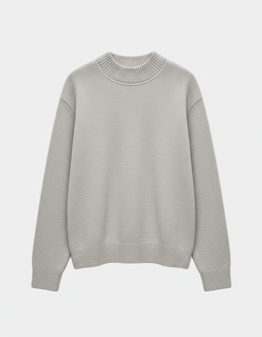 Ribbed Hem Sweater