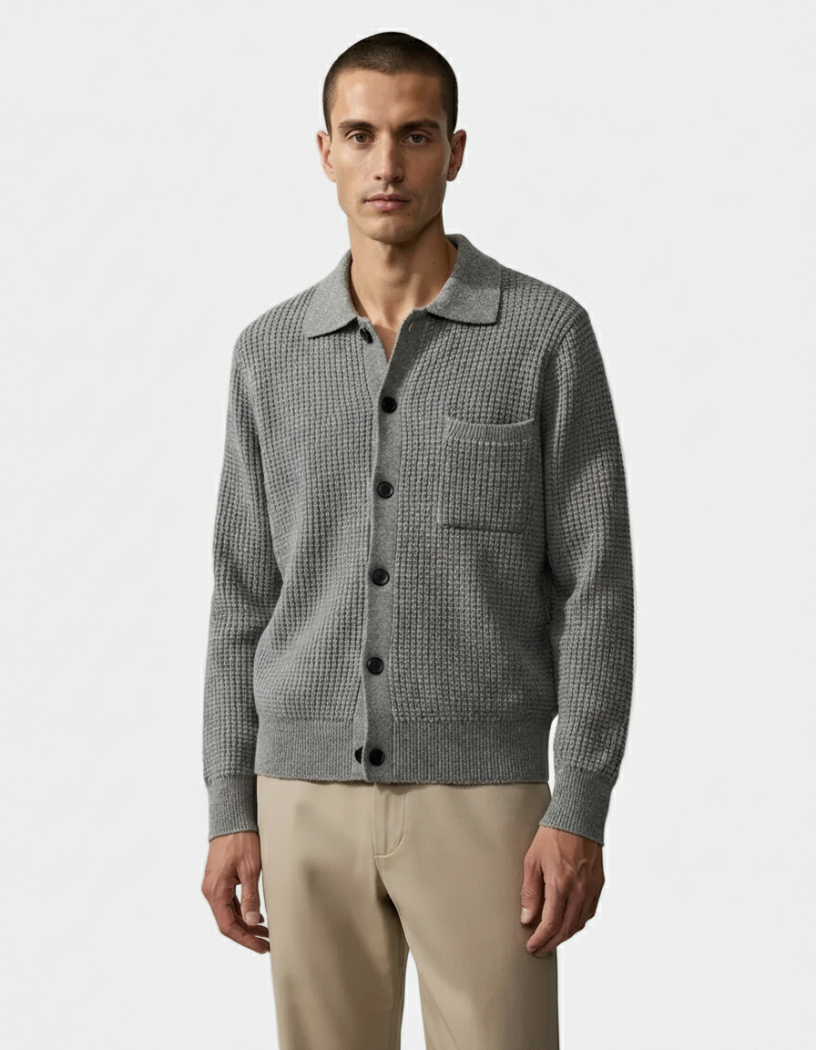 Collar Knit Cardigan
