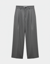 Wide-Leg Pleated Pants