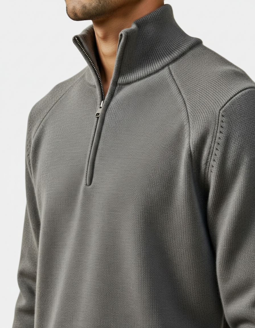 Quarter-Zip Sweater