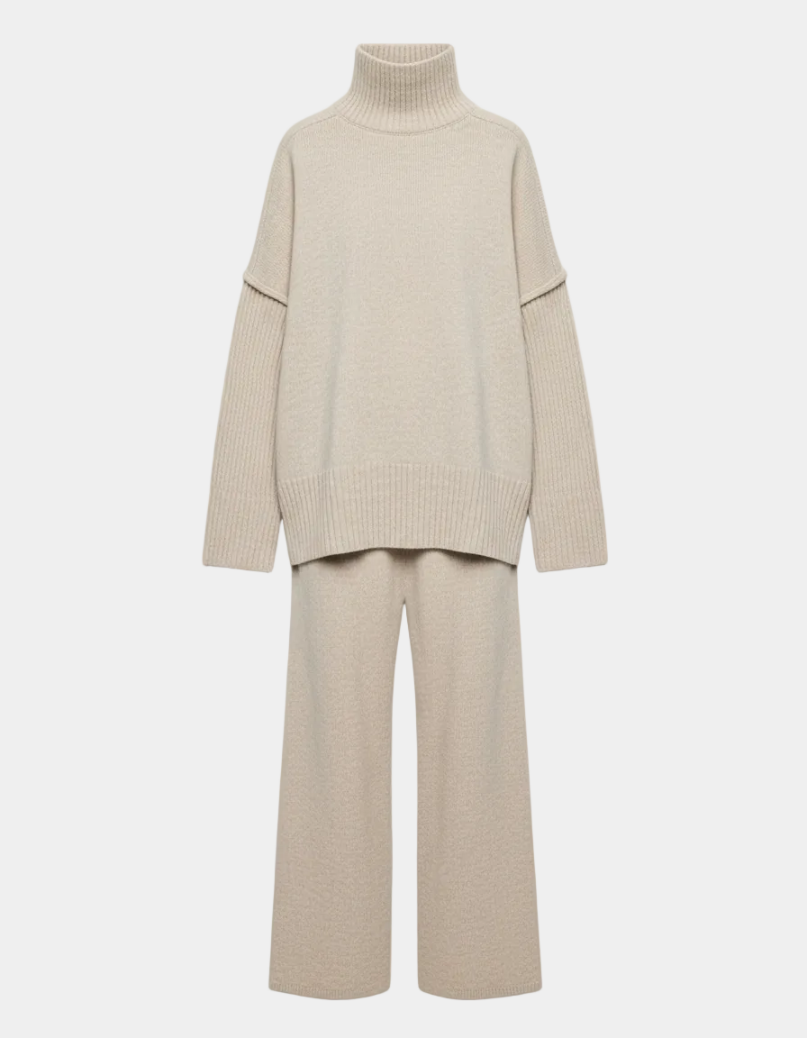 Turtleneck Sweater Set